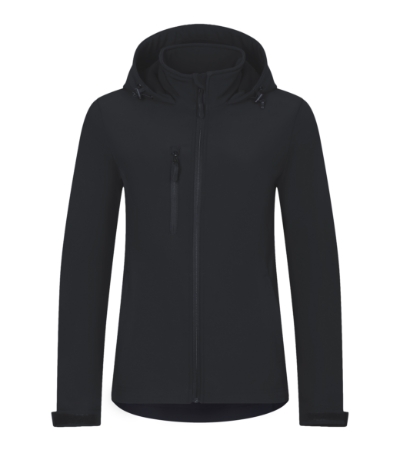 Softshelljas dames Trail ebony gray