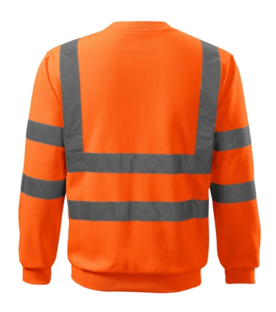 Sweatshirt uniseks HV Essential fluoriserend oranje