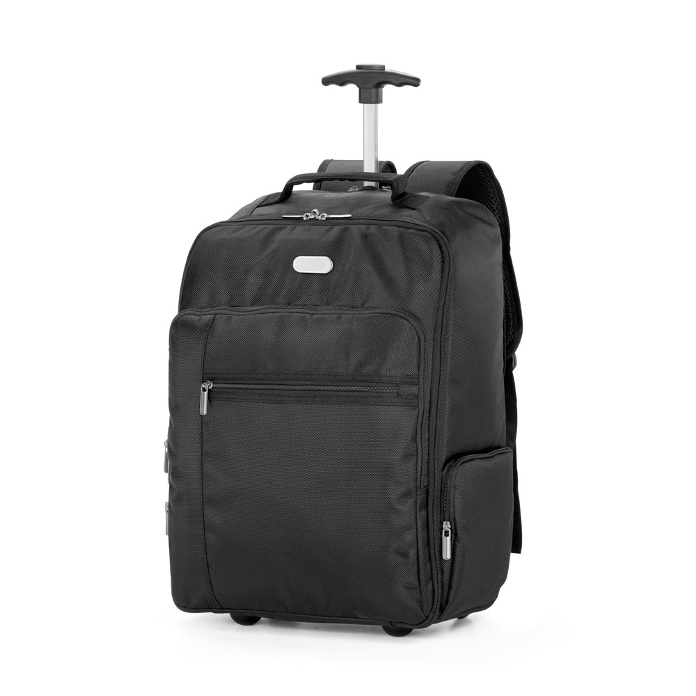 AVENIR. Laptop trolley rugzak 17'' in 1680D en 300D polyester
