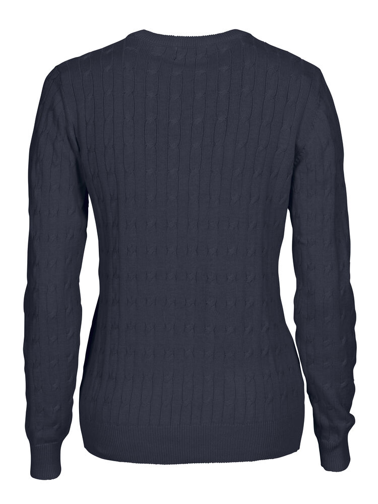 Cutter & Buck - Blakely Knitted Sweater Dames Dark Navy XS