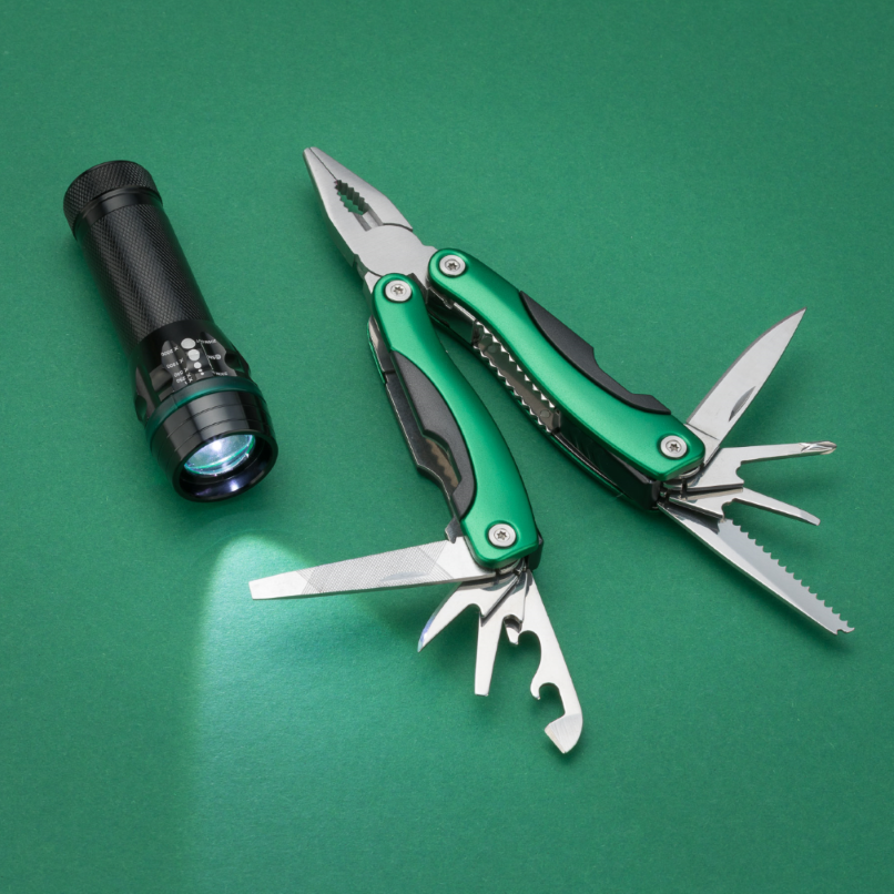 Set Colorado II: zaklamp en grote multitool Colorado