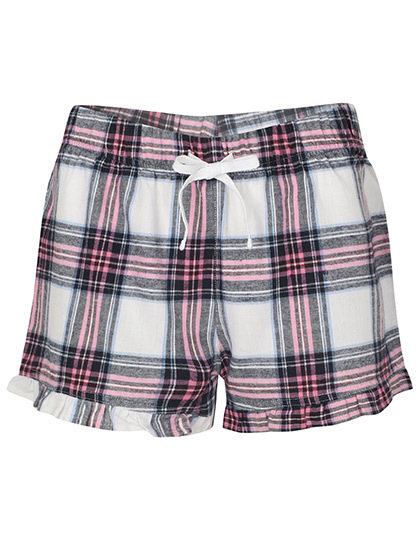 SF Clothing - Women´s Tartan Frill Lounge Shorts