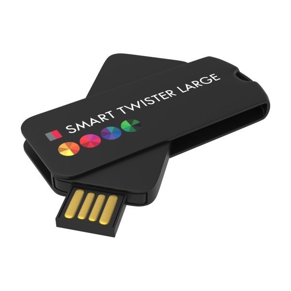 USB Stick Smart Twister Large- Zwart- 32GB 2.0