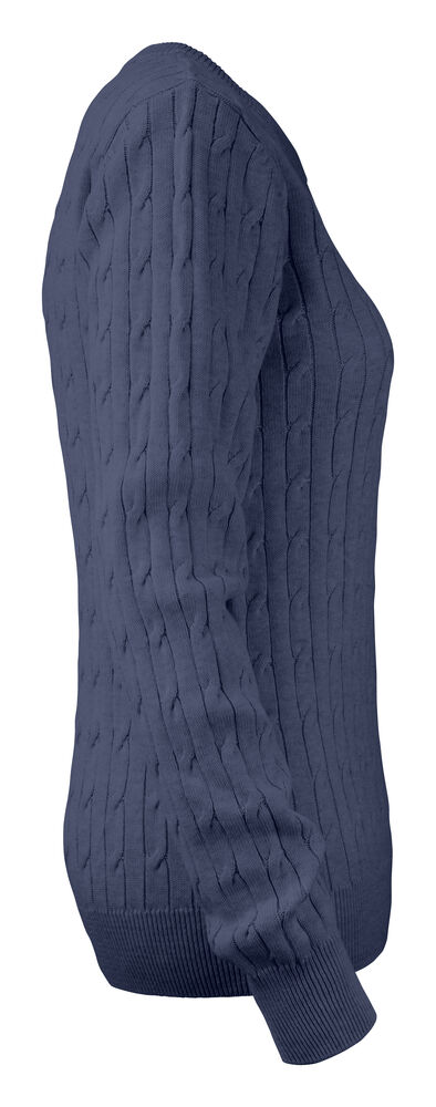 Cutter & Buck - Blakely Knitted Sweater Dames Navy Mélange XS