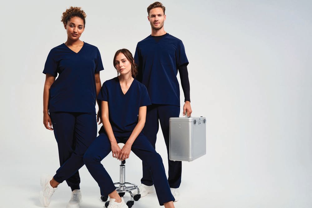 NN200 - Stretch tuniek met korte mouwen voor heren