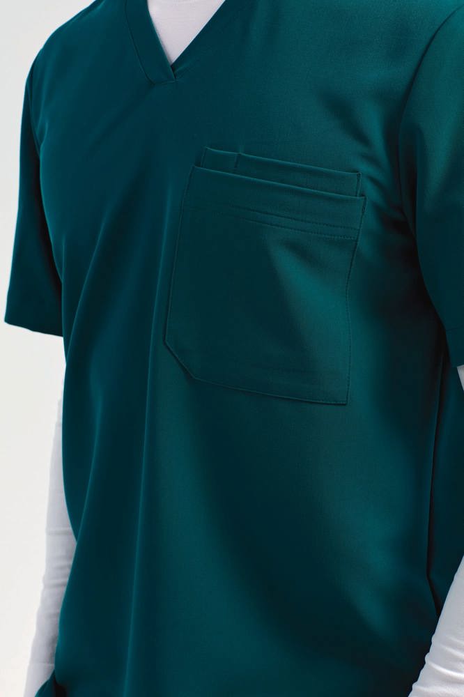 NN200 - Stretch tuniek met korte mouwen voor heren