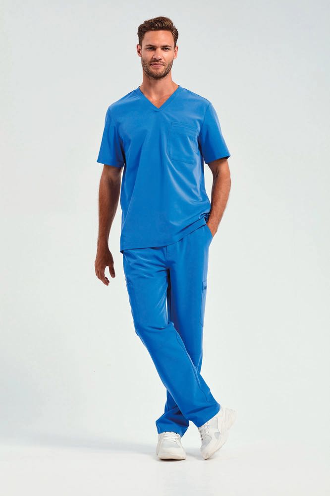 NN200 - Stretch tuniek met korte mouwen voor heren