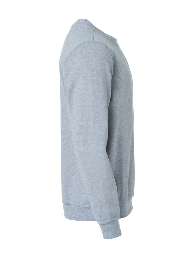 Clique - Basic Roundneck Junior Grijs-melange 140