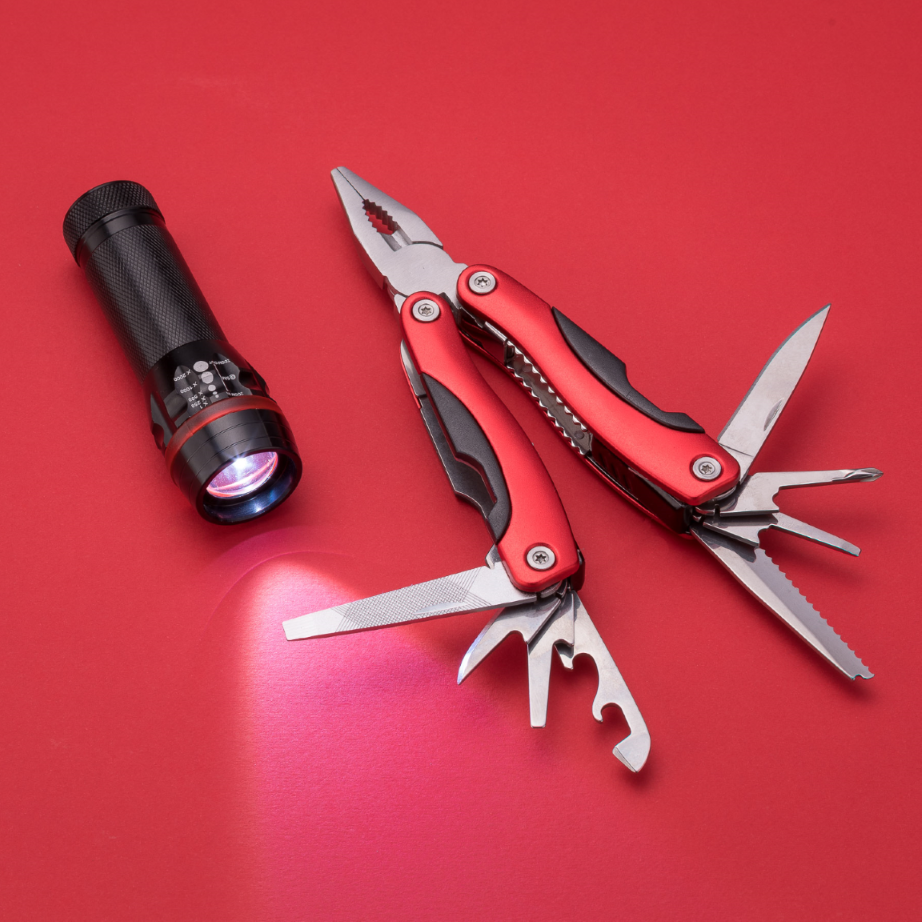 Set Colorado II: zaklamp en grote multitool Colorado