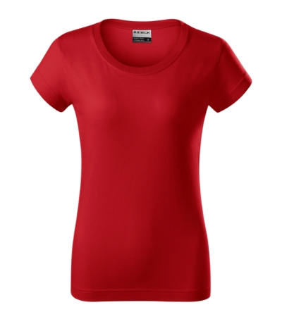 T-shirt dames Resist heavy rood