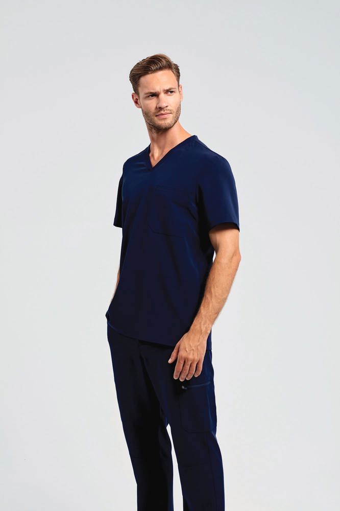 NN200 - Stretch tuniek met korte mouwen voor heren