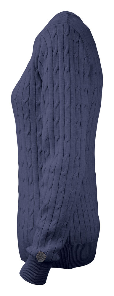 Cutter & Buck - Blakely Knitted Sweater Dames Navy Mélange XS