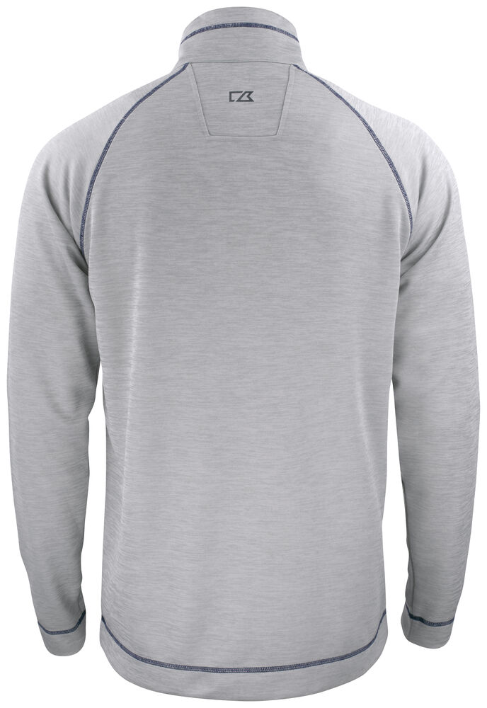 Cutter & Buck - Chambers Half Zip Heren Grijs Mélange XXL