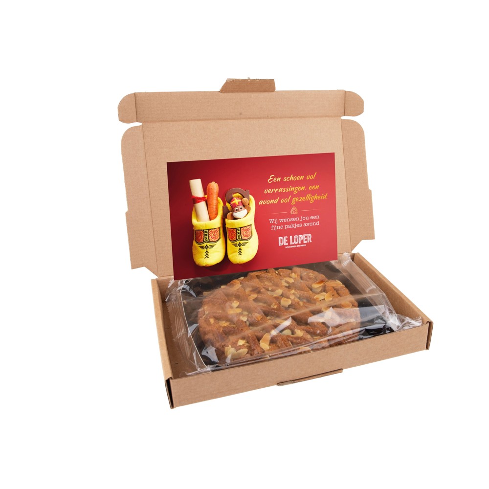 Brievenbusdoosje met een Speculaastaartje